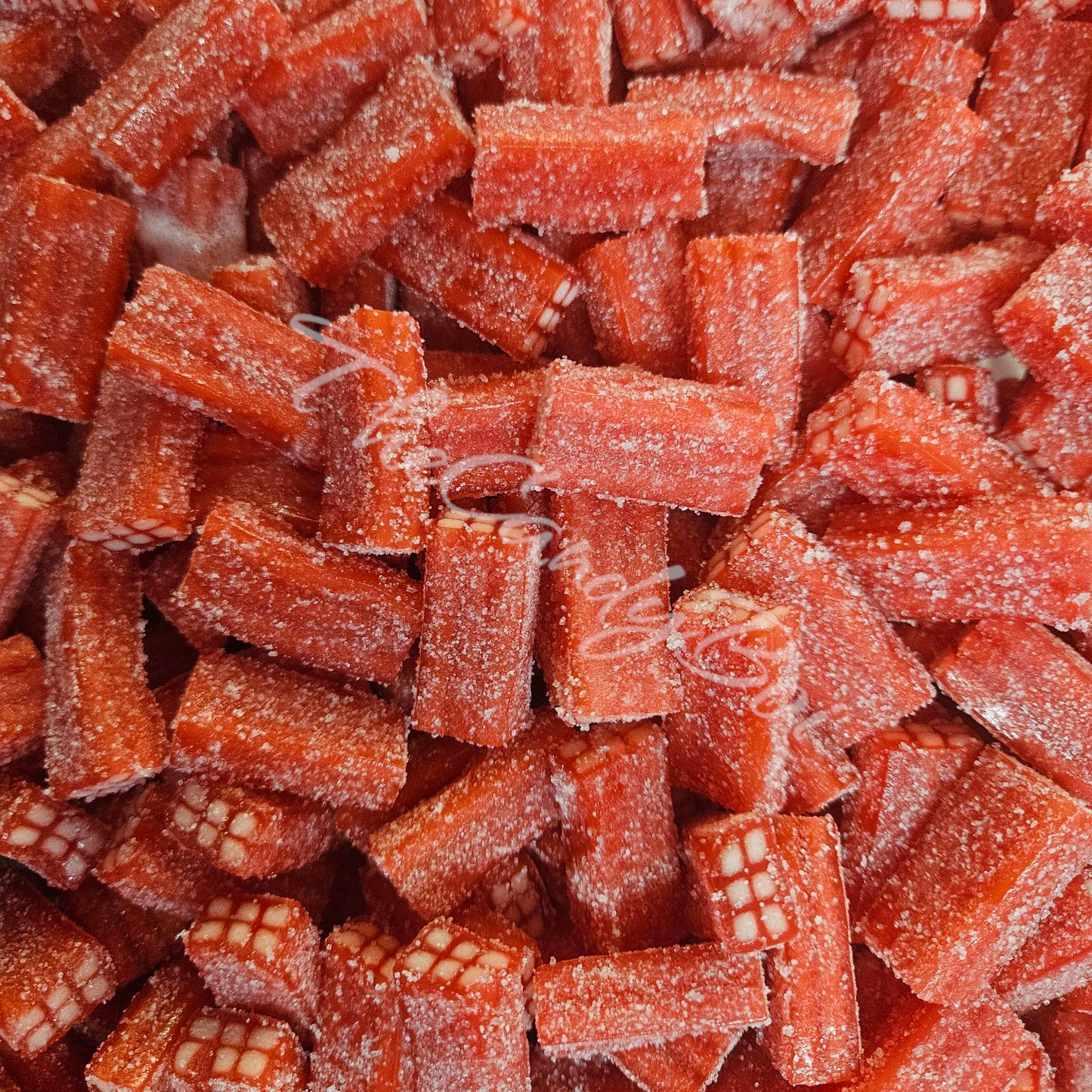 Sour Strawberry Bricks (Halal)