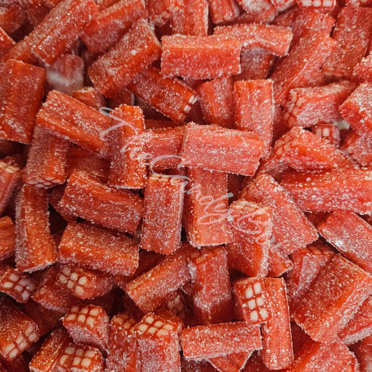 Sour Strawberry Bricks (Halal)